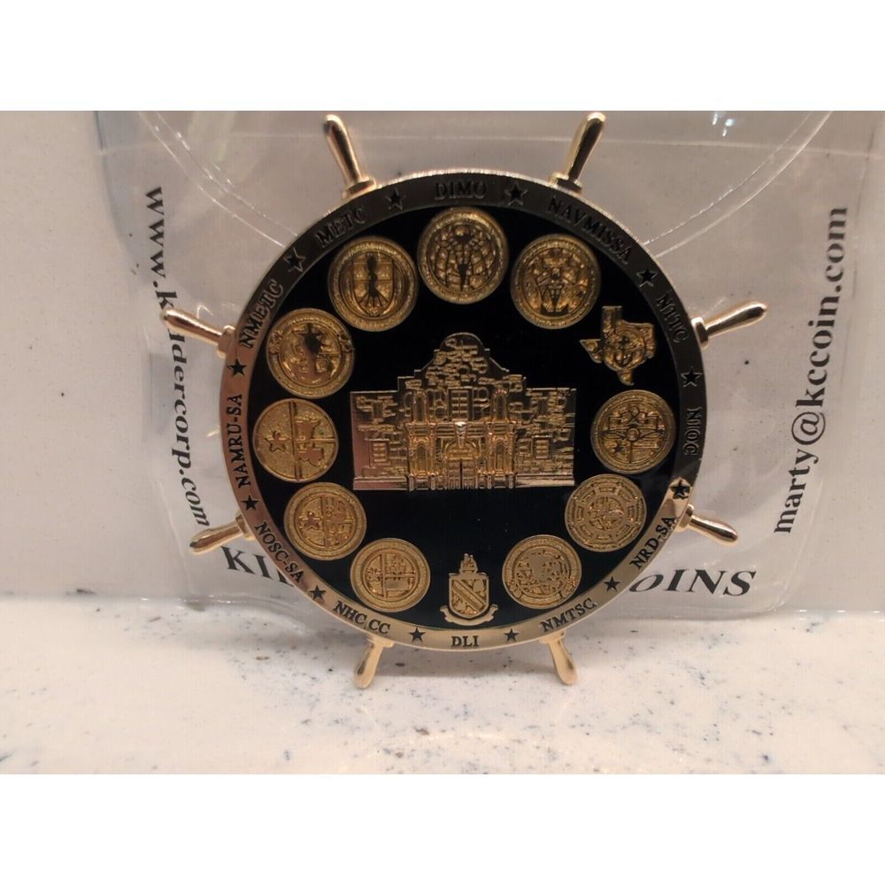 US Navy Challenge Coin 238th Anniversary Ball Ships Wheel - Picture 7 of 11